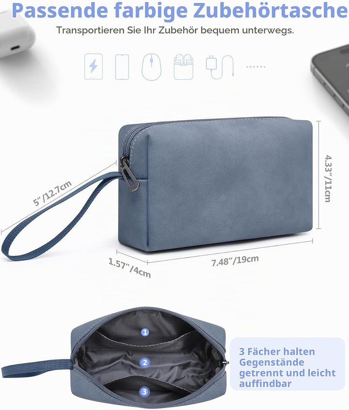 HYZUO 13 Zoll Laptop Hülle Tasche mit Ständer für MacBook Air 13 M5 A3449 M4 M3 M2 M1 2026-2018, Mac