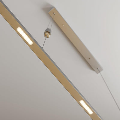 Lucande LED Pendelleuchte höhenverstellbar, dimmbar per Wandschalter, Esstisch Hängelampe 120 cm, 6x