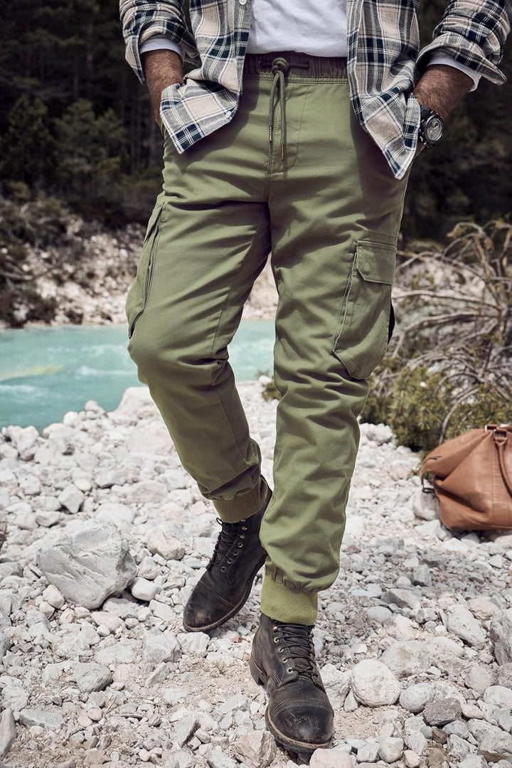 JP 1880 Herren grosse Grössen Übergrössen Menswear L-8XL Cargohose FLEXNAMIC®, viele Taschen, Modern