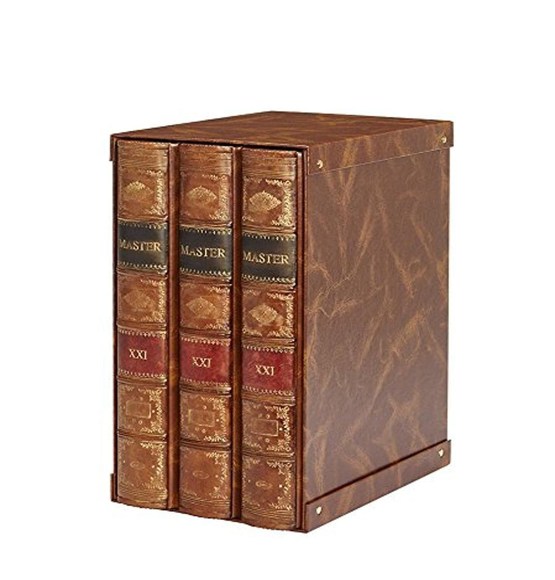 Pardo 232306 – Pack 3-Ordner, Folio Grösse, 2 Ringe, 40 mm, braun