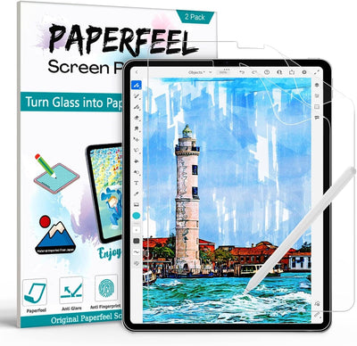 PAPERFEEL [2 Stück Schutzfolie für iPad Pro 12,9 Zoll Modell 2022/2021/ 2020/2018 (6./5./4./3. Gener
