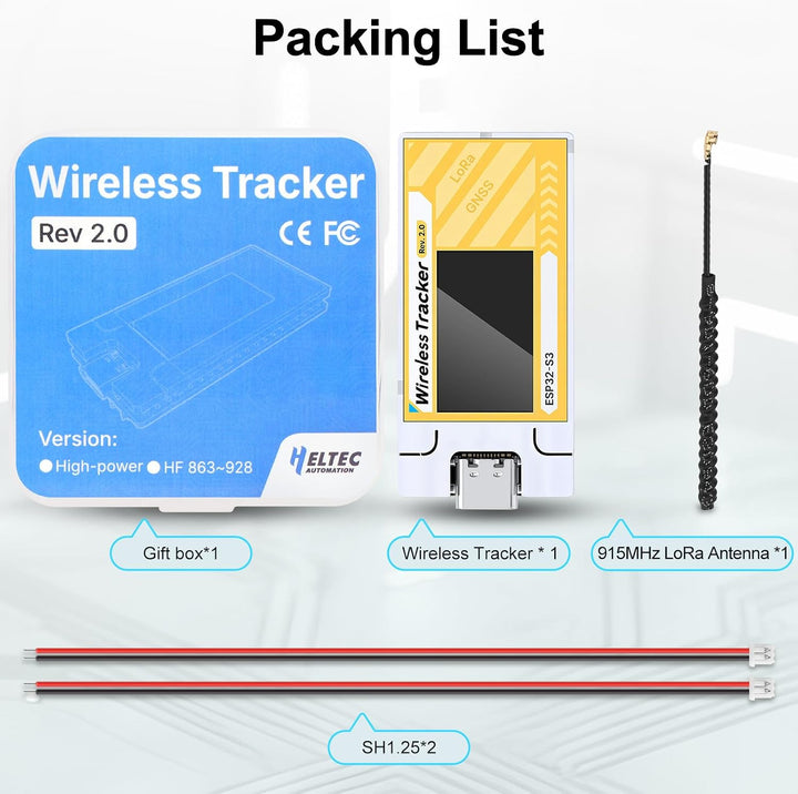 Meshtastic LoRa GPS Tracker ESP32-S3 Wireless Tracker V2 Entwicklungsboard