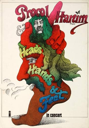 Procol Harum - A Salty Dog, Tour 1971 » Konzertplakat/Premium Poster | Live Konzert Veranstaltung |