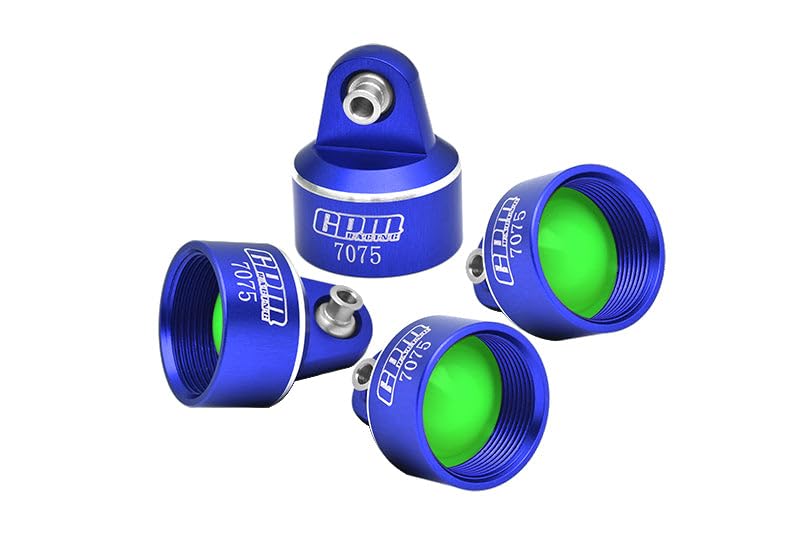GPM Aluminium 7075 Alloy Shock Caps for Optional & Original Shock Absorbers for Traxxas 1/8 4WD Maxx