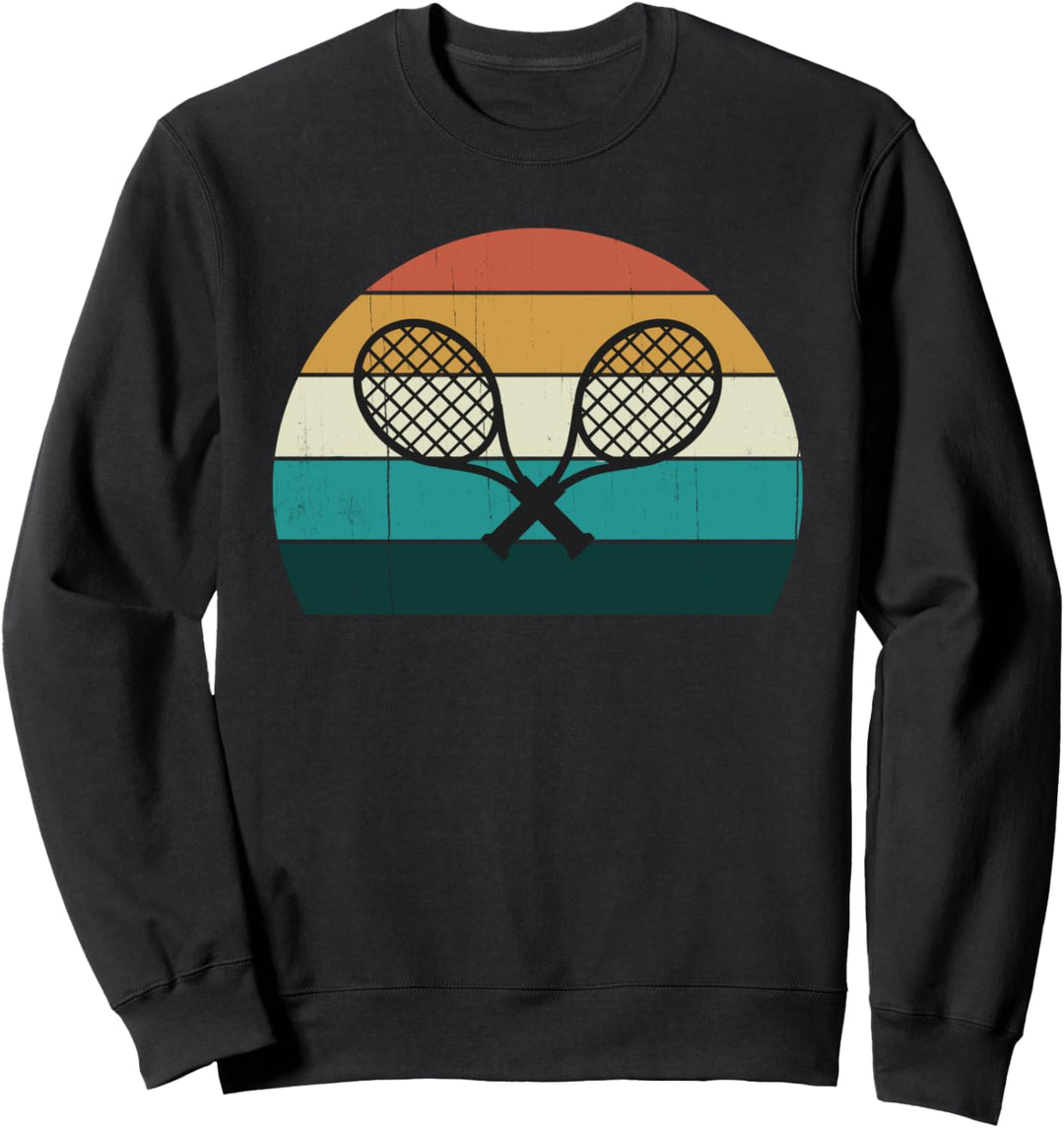Retro Tennisschläger / Schläger - Vintage Ball Server / Shot Sweatshirt