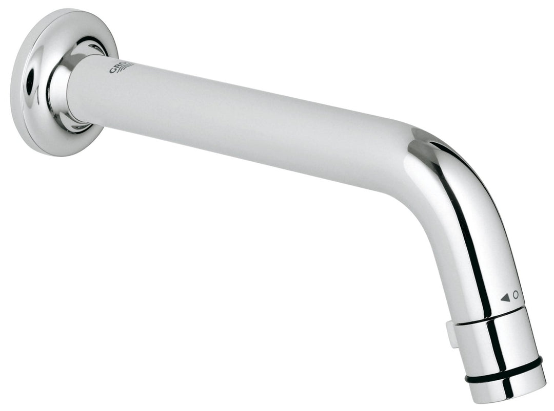 GROHE Universal Waschtisch, Wandauslaufventi, Ausladung 185mm, chrom 20203000, Silber, Silber