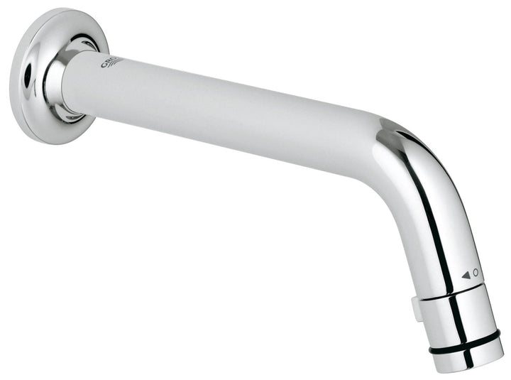 GROHE Universal Waschtisch, Wandauslaufventi, Ausladung 185mm, chrom 20203000, Silber, Silber
