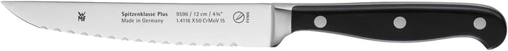 WMF Spitzenklasse Plus Allzweckmesser Wellenschliff 22 cm, Made in Germany, Messer geschmiedet, Perf