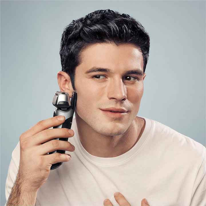 Braun Series 8 Rasierer Herren mit 3+1 Scherkopf, Elektrorasierer & Trimmer für Präzision, Sonic-Tec