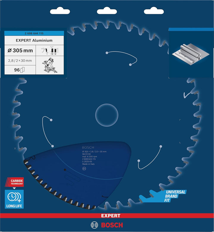 Bosch Accessories Bosch Professional 1x Kreissägeblatt Expert for Aluminium (für Aluminium, Sägeblat