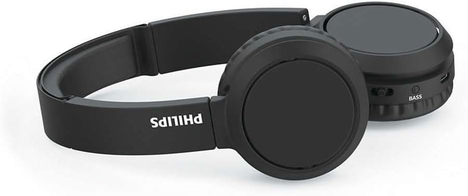 PHILIPS On Ear Kopfhörer H4205BK/00 mit Bass Boost-Taste (Bluetooth, 29 Stunden Wiedergabezeit, Schn