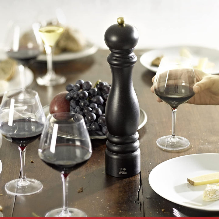 Peugeot Paris Manuelle Salzmühle, Klassische Mahlgradeinstellung, Höhe: 30 cm, Holz, Braun, 870430/S