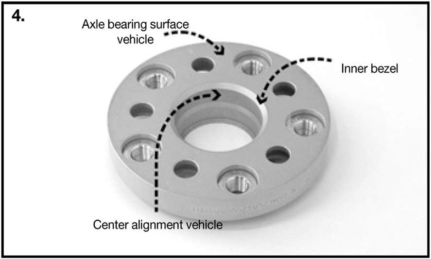 Spurverbreiterung Trak+Wheel Spacers von H&R 60 mm (60456505) Distanzscheibe Räder