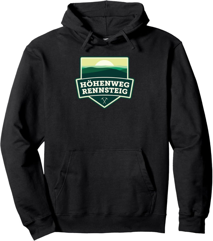 Höhenweg Rennsteig - Deutschland Pullover Hoodie