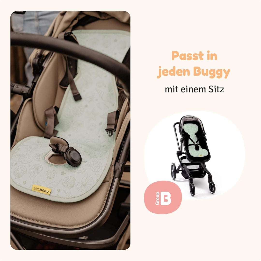 Aeromoov - Baby Sitzauflage Air Layer - Einlage Für Autositz oder Kinderwagen - Gruppe B - Antischwi