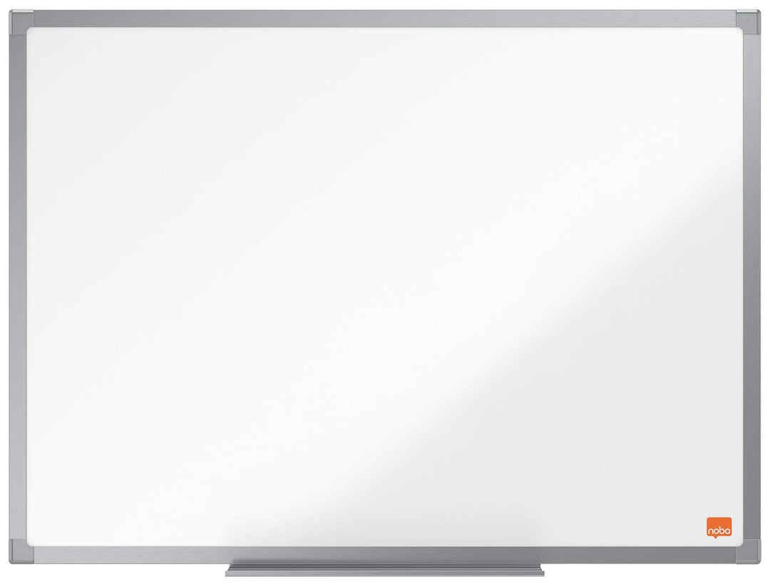 Nobo nicht-magnetisches Melamin Whiteboard, 45 x 60 cm, Aluminiumrahmen, Traditionelle Eckmontage, I
