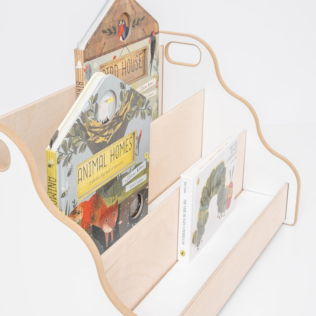 MAMOI® Bücherregal, Bücherkiste für Zimmer, Book Shelf, Buchregal, Wandregal, Bücherregal, Bücherban