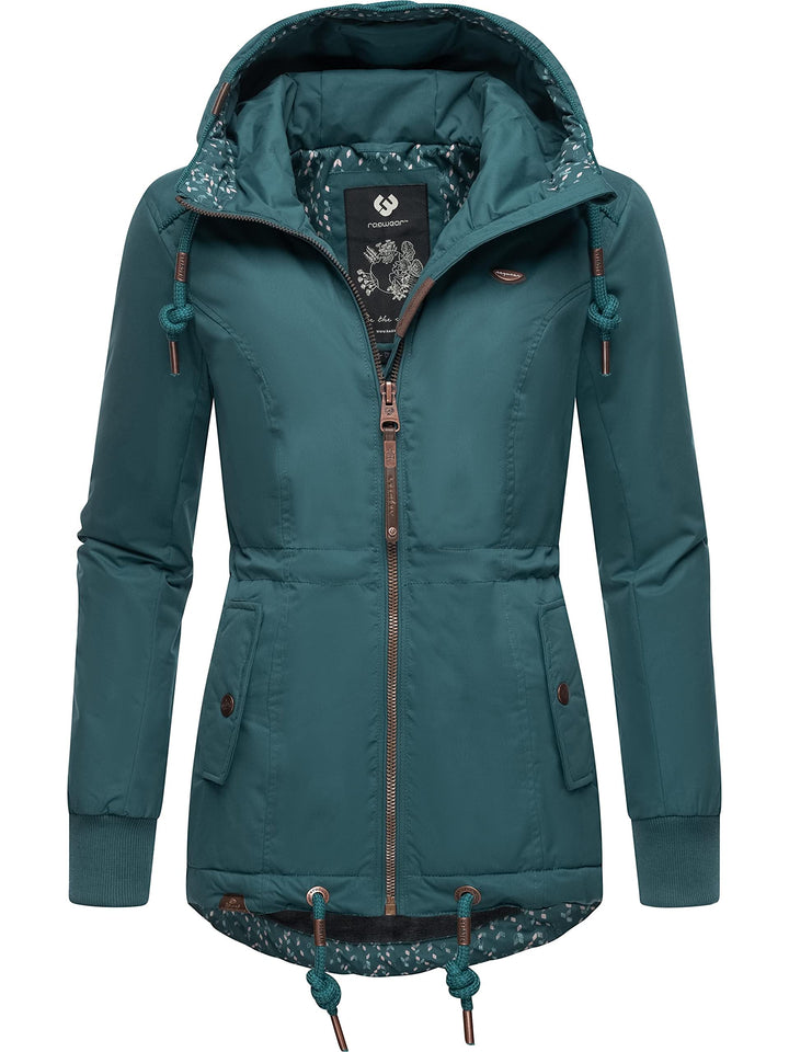 Ragwear Damen Winterjacke Outdoorjacke mit Kapuze YM-Danka XS-6XL XL Dark Green22, XL Dark Green22