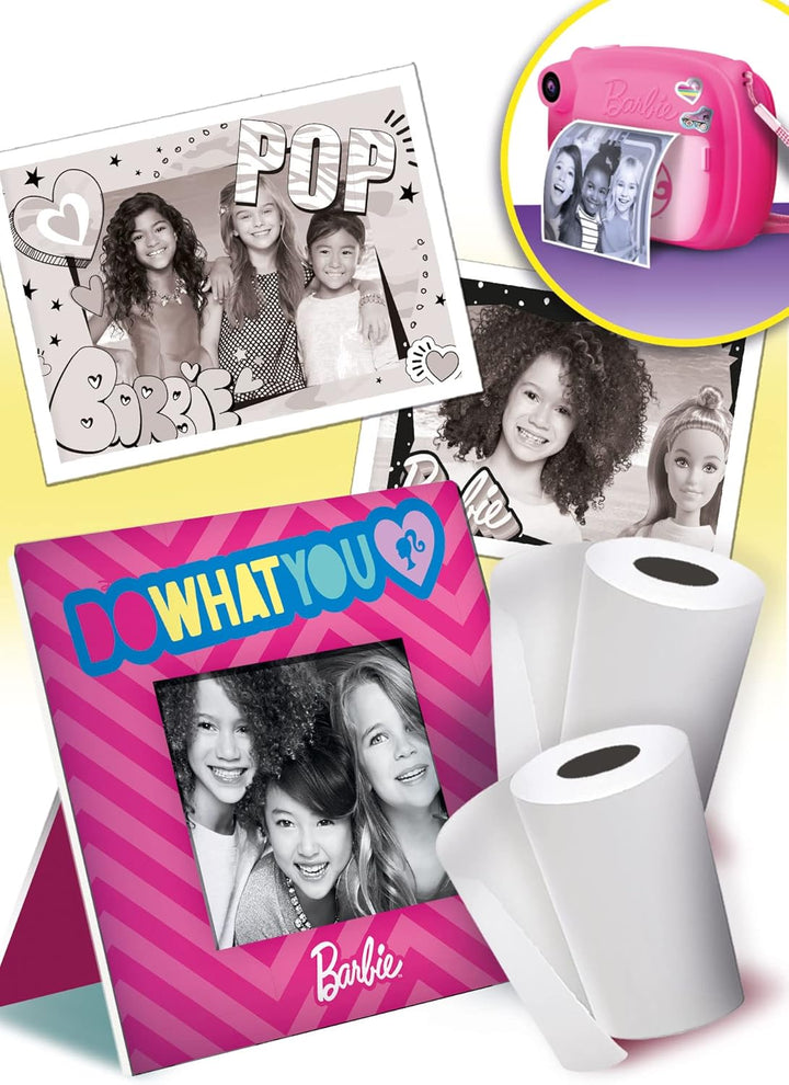Lisciani - BARBIE Print Cam Refills - 2 Rollen für 120 Fotos, kompatibel mit Kinderkamera ab 5 Jahre