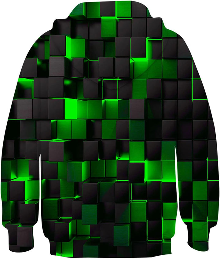 TUONROAD 3D Hoodie Kinder Jungen Mädchen Lustig Kapuzenpullover Langarm Sweatshirt Pullover 6-14 Jah