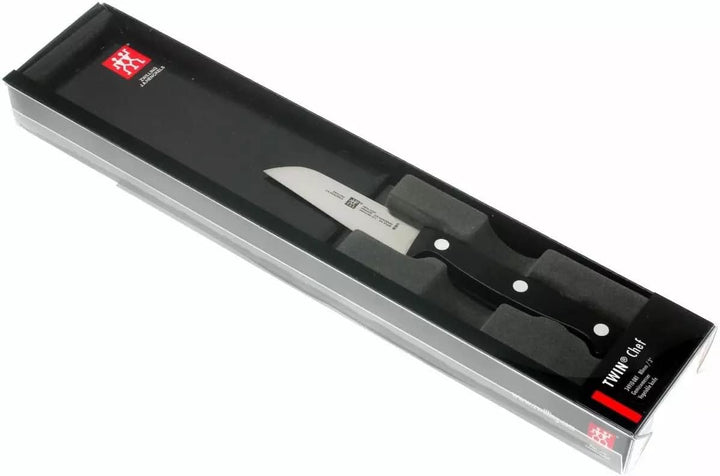ZWILLING Twin Chef Gemüsemesser, Klingenlänge: 8 cm, Kleines Klingenblatt, Rostfreier Spezialstahl/K