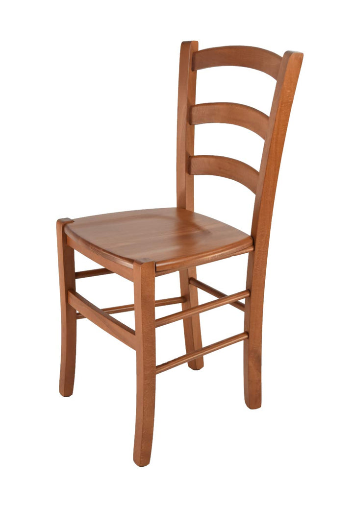 t m c s Tommychairs - Stuhl Venice für Küche und Esszimmer, robuste Struktur aus lackiertem Buchenho