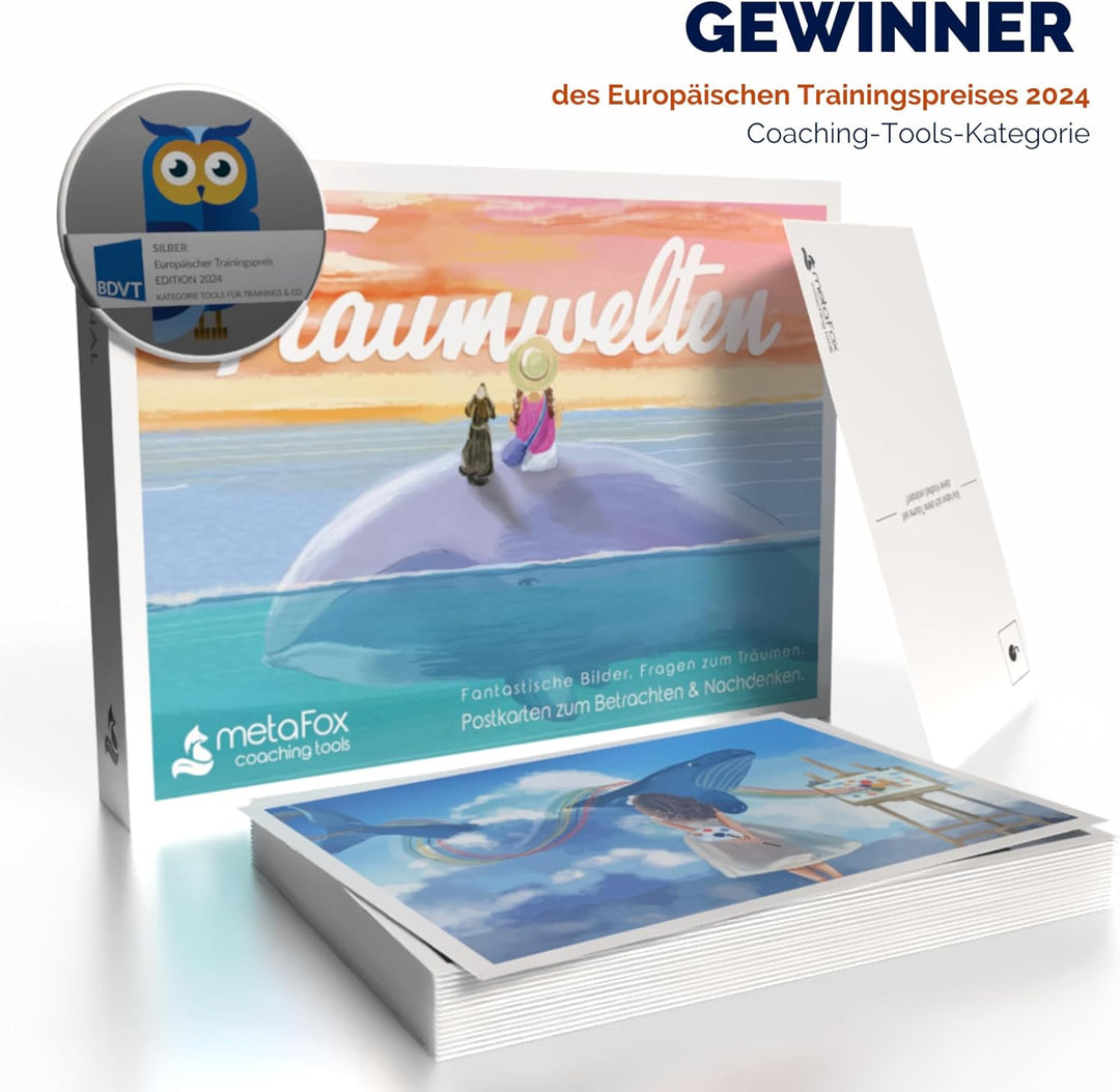 deep pictures ‘Traumwelten’ - 52 illustrierte Postkarten, mit denen Du deine Träume verwirklichen un