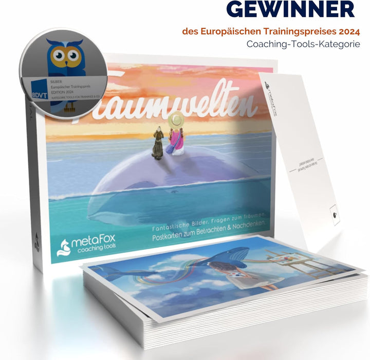 deep pictures ‘Traumwelten’ - 52 illustrierte Postkarten, mit denen Du deine Träume verwirklichen un