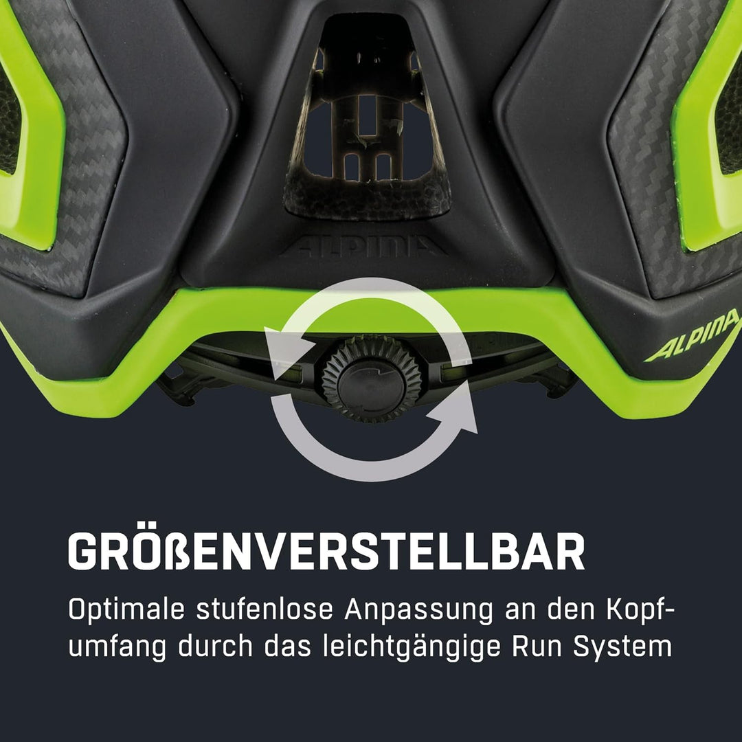ALPINA ROOTAGE - Extrem Robuster, Carbonfaser-Verstärkter Enduro & Trail Fahrradhelm Mit Kühlenden P