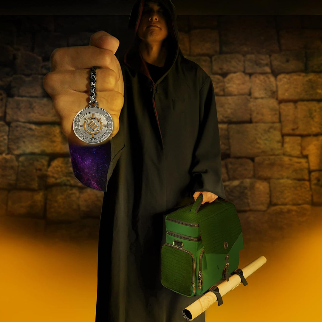 ENHANCE Tabletop RPG-Tasche des Abenteurers, Sammleredition - DND-Tasche mit Tabletop-Miniaturen-Auf