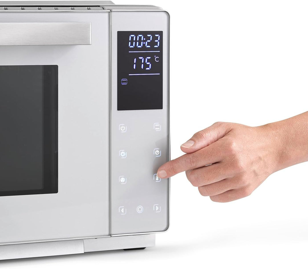 CASO Bake & Style 26 Touch - Design Backofen, ideal zum Backen, Braten, Aufbacken und Grillen, 9 Aut