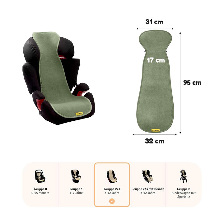 Aeromoov - Baby Sitzauflage Air Layer - Einlage Für Autositz oder Kinderwagen - Gruppe 2/3 - Antisch