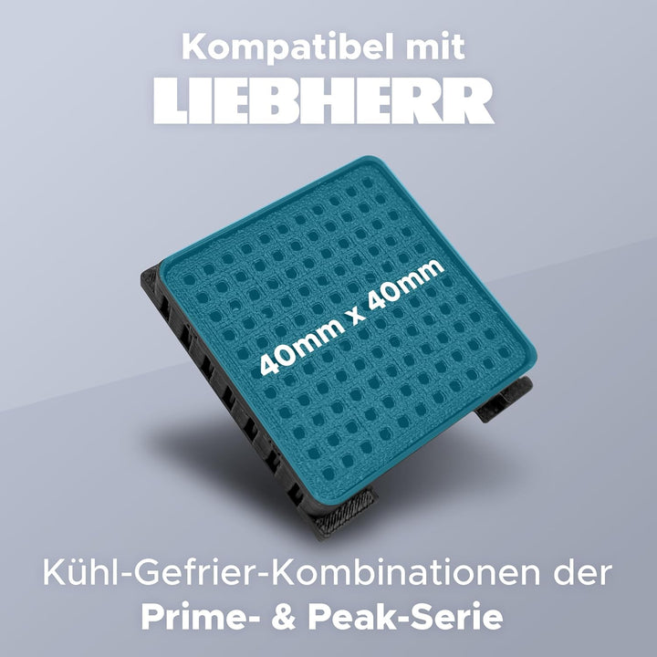 Aktivkohlefilter für Liebherr Kühlschrank 909698900, 988242900, 988246000 – Ersatz Fresh Air Filter,