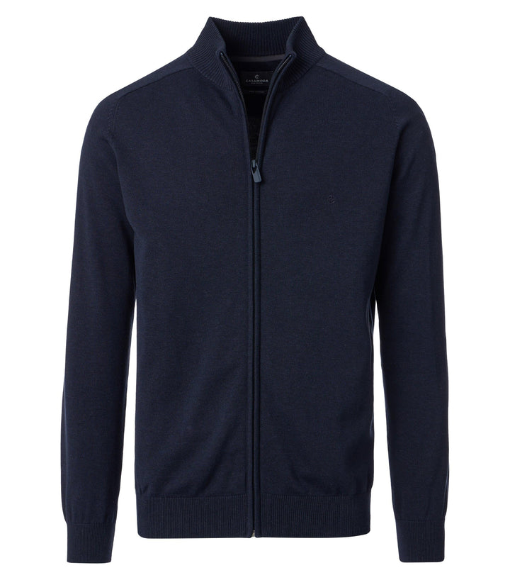 CASAMODA Herren Strickjacke, M Dunkelblau