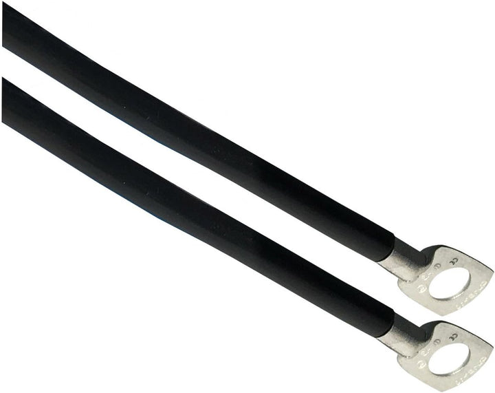 eXODA Batteriekabel 70 mm² 50cm mit M10 Kabelschuhen Schwarz für Auto Boot Motorrad hochflexibel hit