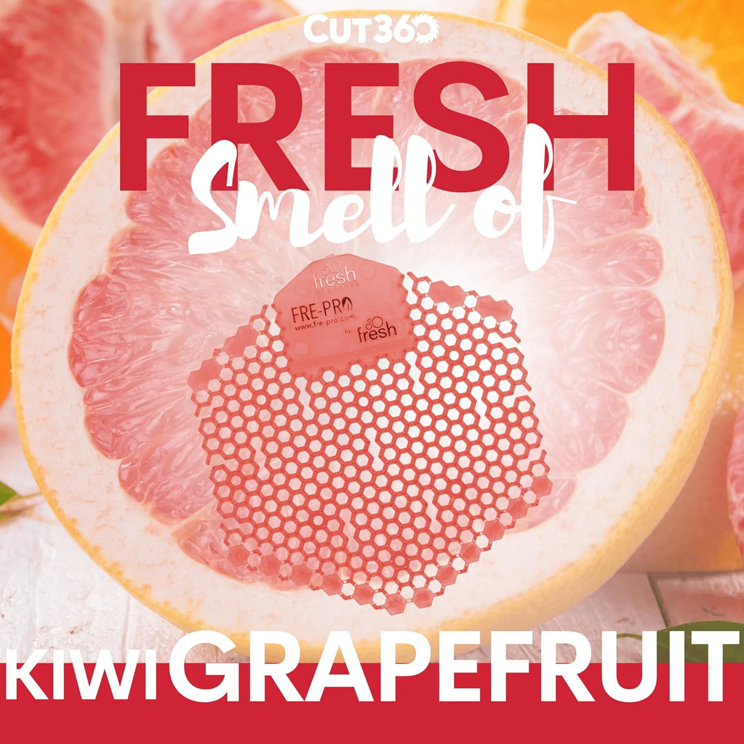 Fre-Pro WAVE 3D - Pissoir & Urinal Einsatz - 30 Tage Frischewirkung - Kiwi Grapefruit, 10 Stück, Kiw