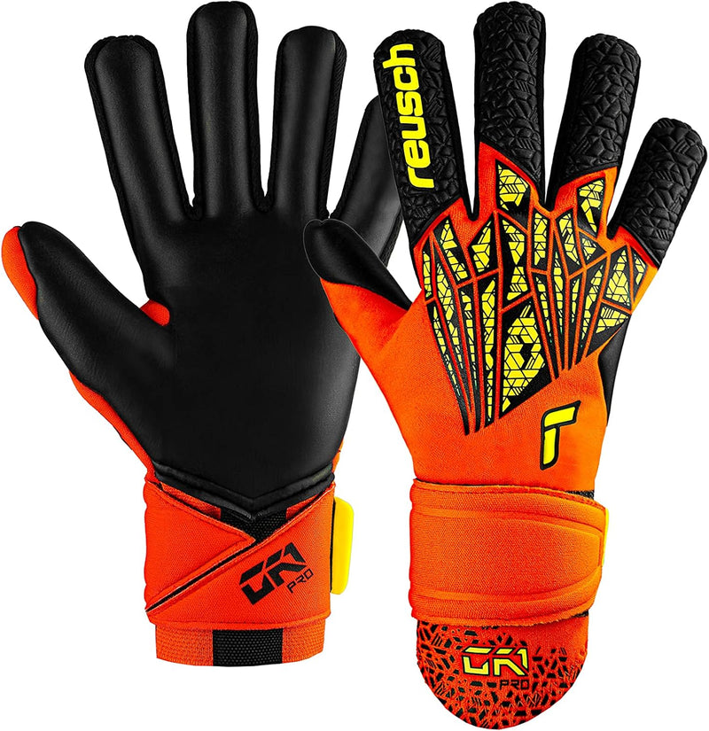Reusch Unisex – Erwachsene Torwarthandschuhe Gk1 Pro mit Hervorragendem Grip und Innennaht Schnitt 8