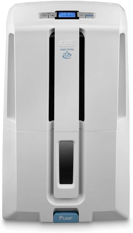 De'Longhi Luftentfeuchter Tasciugo Ariadry DD230P – elektrischer und mobiler Raumentfeuchter mit Pum