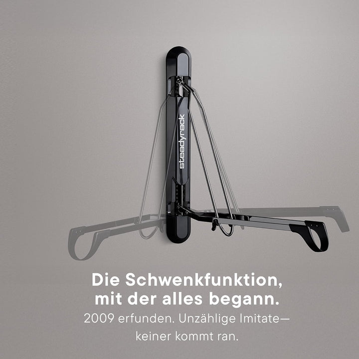 Steadyrack Fahrradhalter - Vertikaler Fahhradhalter für Fatbikes Einfaches Wandmontagesystem für Gar