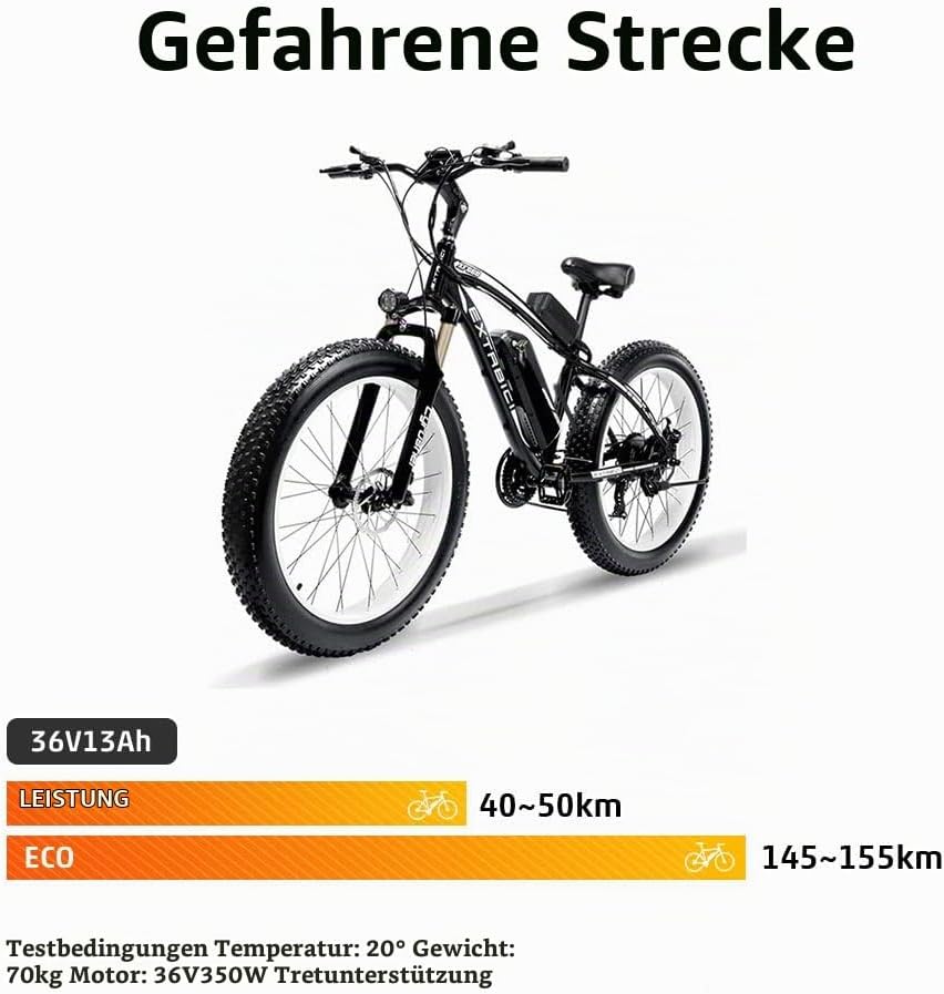 SEASON 36V Ebike Akku 13Ah 14.5Ah 15.6Ah 18Ah - Ebike Batterie passt für 750W / 500W / 250W für Elek