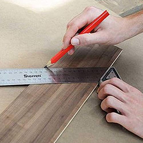 Starrett 10MH-150 Kombinationswinkel mit Winkelaufsatz, 150 mm, Metrisch & K53M-350-S Anschlagwinkel