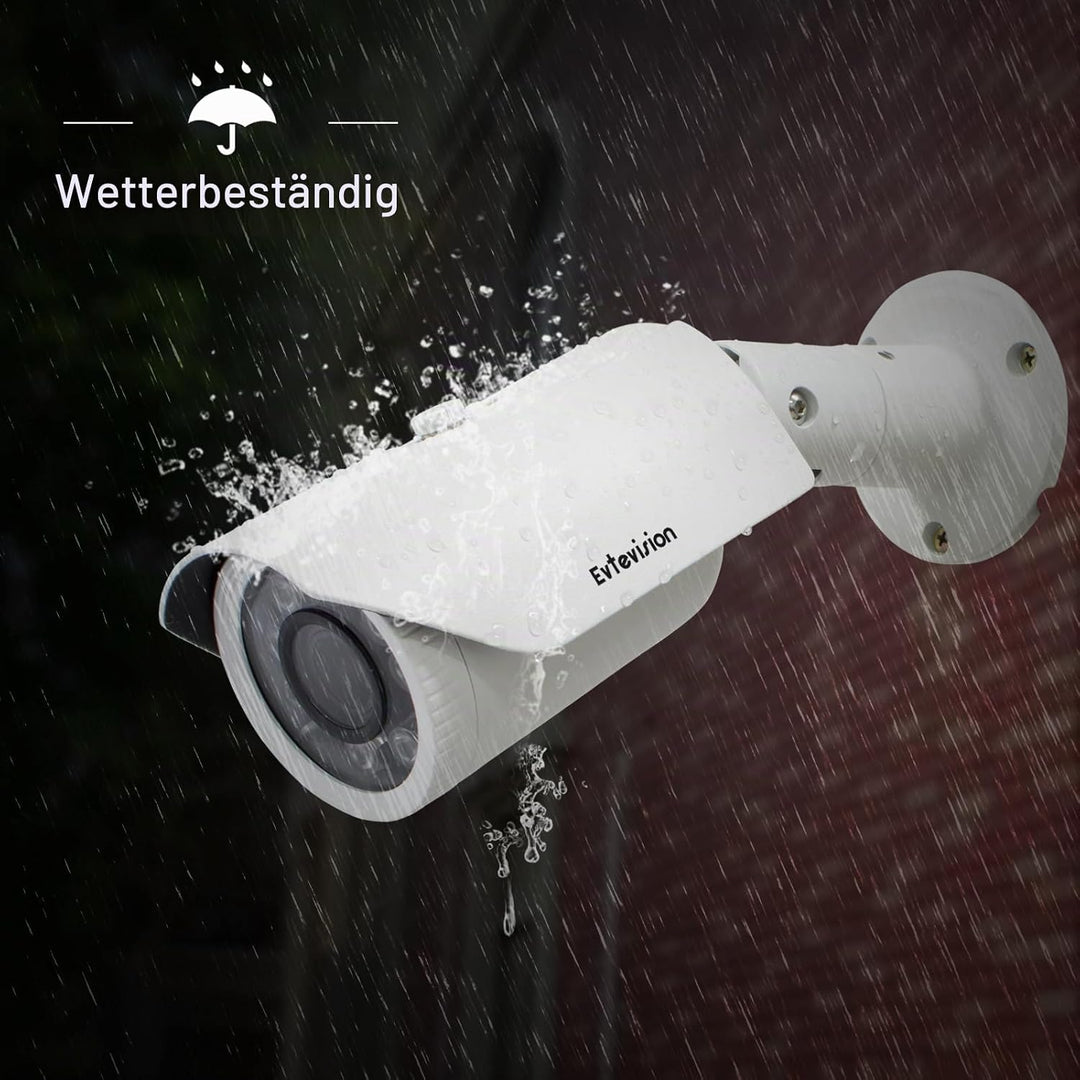 5 Megapixel Überwachungskameras IR Bullet Kameras 2.7-13.5mm Vari-fokal Linse,4-in-1 AHD/TVI/CVI/CVB