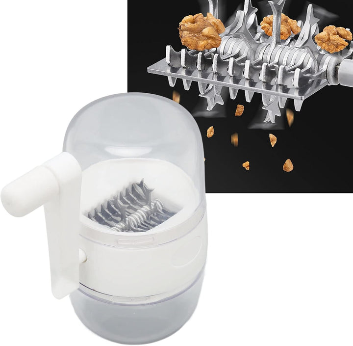 Restokki Manuelle Nussmühle Mit Edelstahlklingen Und Rutschfestem Griff Für Nüsse Und Knoblauch – We