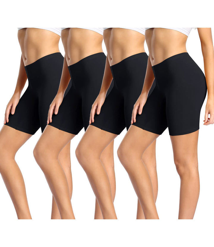 wirarpa Radlerhose Damen Kurz Baumwolle Boxershorts Unter Kleid Rock Unterhosen mit Bein Anti Scheue