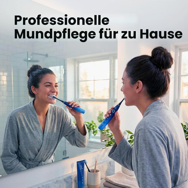 Oclean Find Duo Set Elektrische Zahnbürste, 2er Electric Toothbrush mit 5 Modi, Schallzahnbürste mit