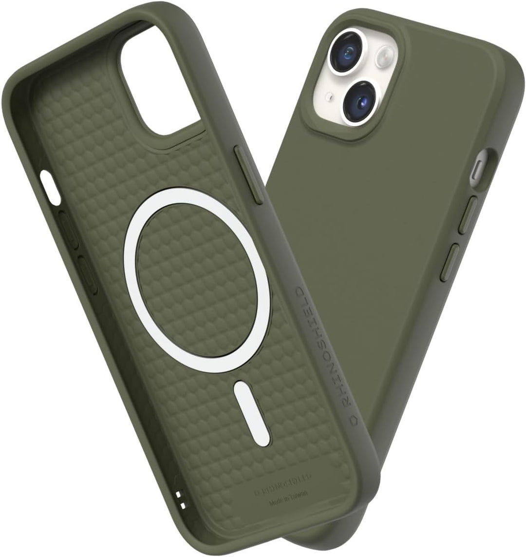 RhinoShield Case kompatibel mit [iPhone 13/14] | SolidSuit - MagSafe-kompatibel -Stossdämpfende & sc