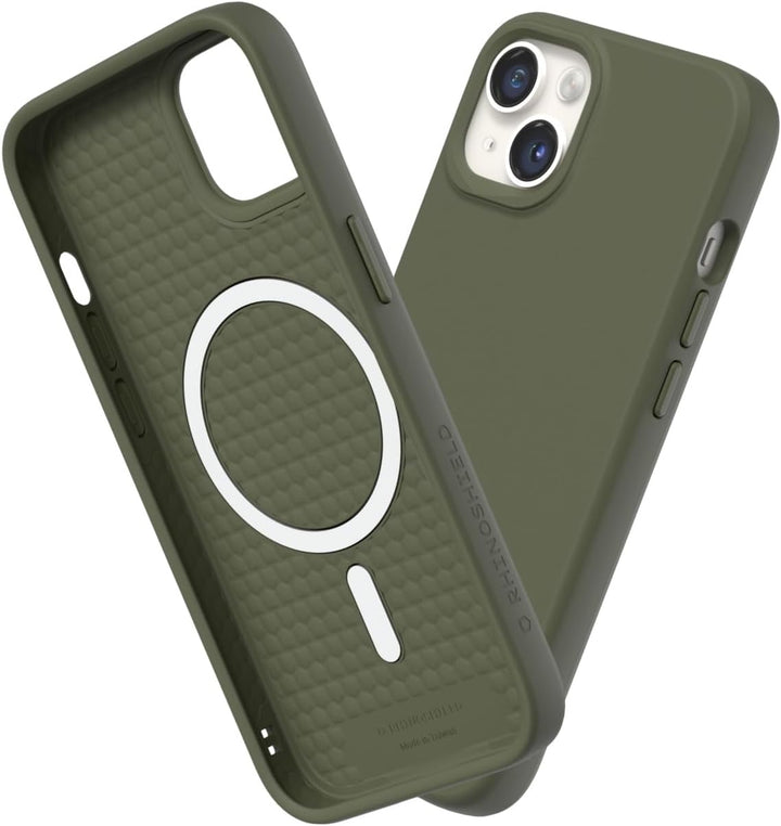 RhinoShield Case kompatibel mit [iPhone 13/14] | SolidSuit - MagSafe-kompatibel -Stossdämpfende & sc