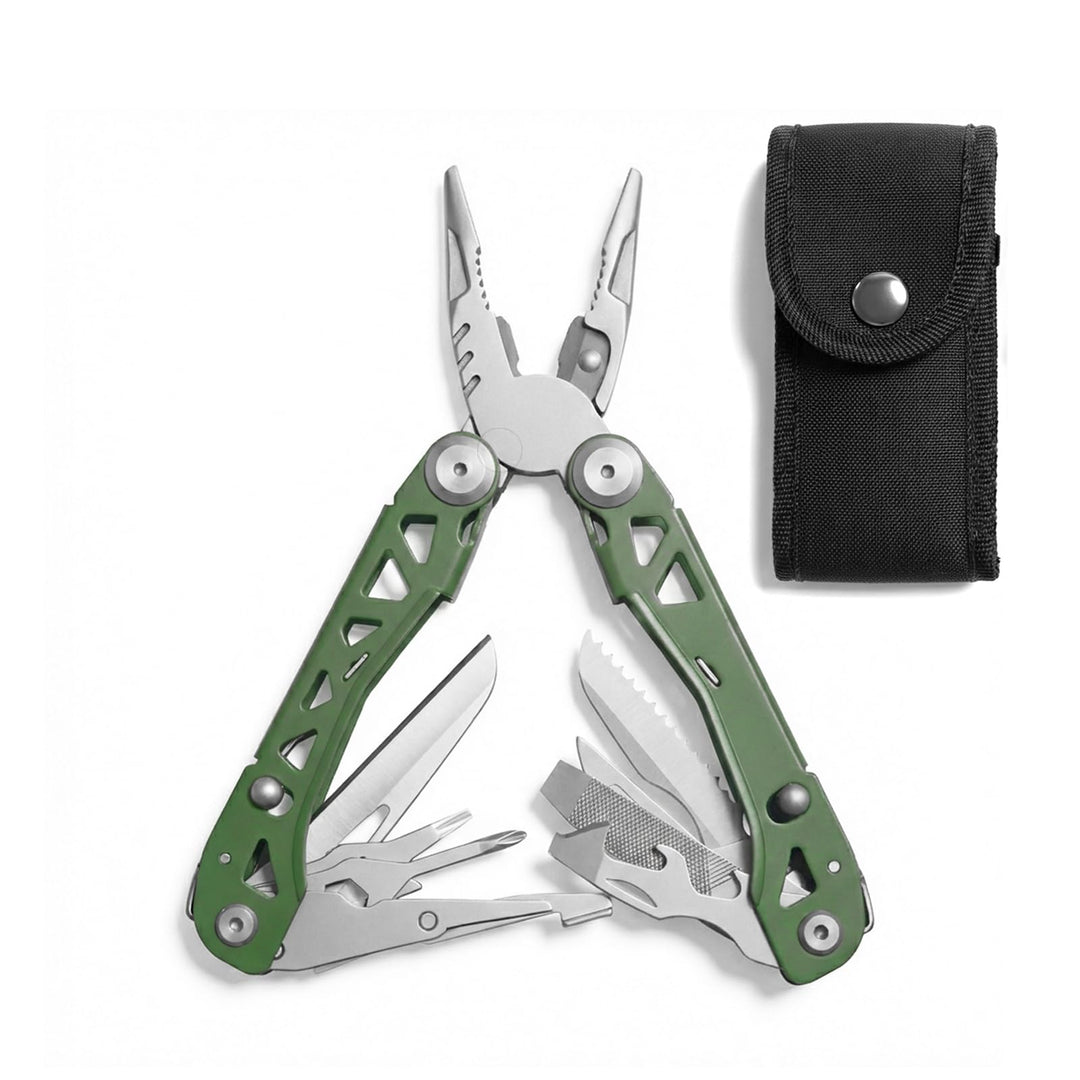 Leichtes Multitool, 19-in-1 Multifunktionszange, Edelstahl-Werkzeug für den Alltag, Flaschenöffner,