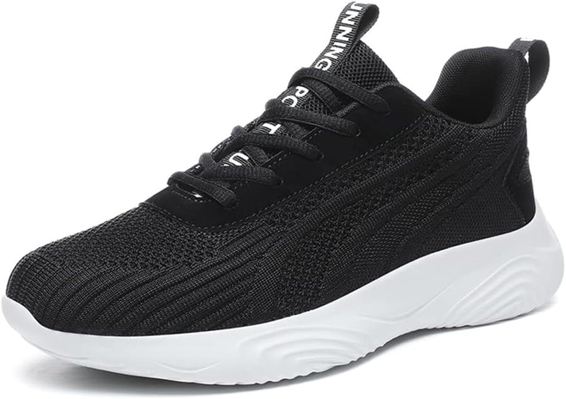 BRKVALIT Damen Sneakers Mesh Gym Turnschuhe Freizeitschuhe Laufschuhe Sportschuhe 36 EU Schwarz 1, 3