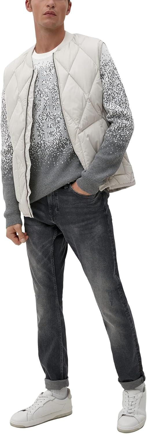 s.Oliver Herren Pullover, 3XL Wei&#xDF;
